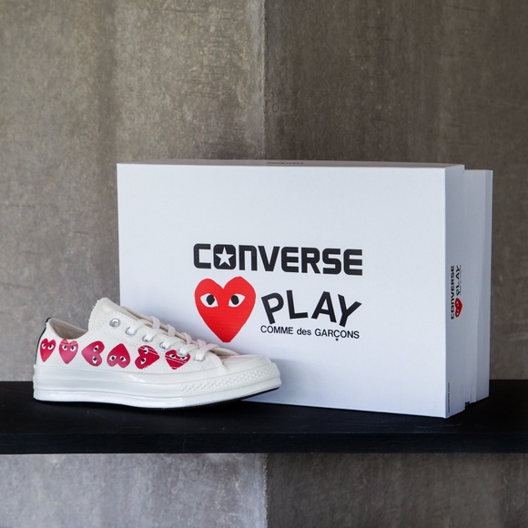 converse comme des garcons off white